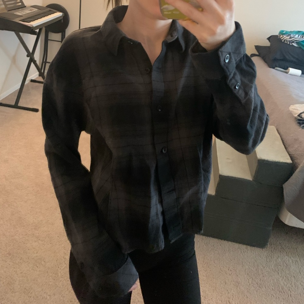 Cropped flannel